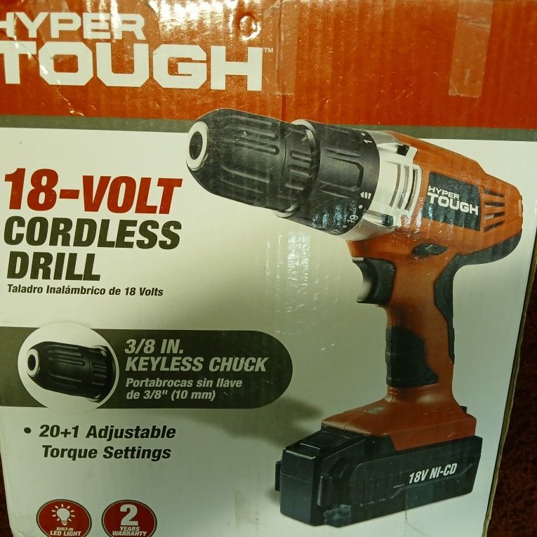 Hyper Tough 18V Cordless Drill AQ75023G for Sale in Atlanta GA OfferUp