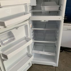 White Top And Bottom  Fridge 