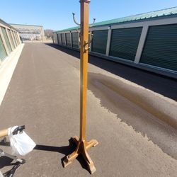 Solid Wood Coat Rack