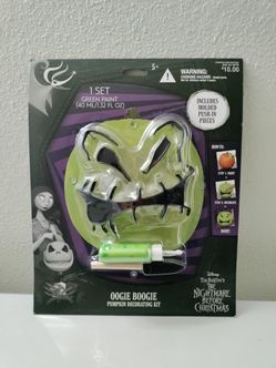 Disney The Nightmare Before Christmas Oogie Boogie Halloween Pumpkin Decorating Kit New