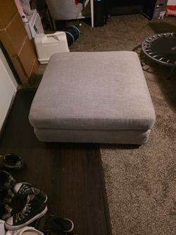 Grey Ottoman