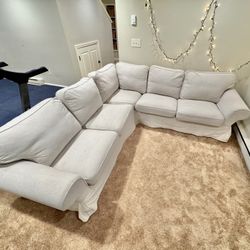 IKEA Ektorp L Shaped Couch 