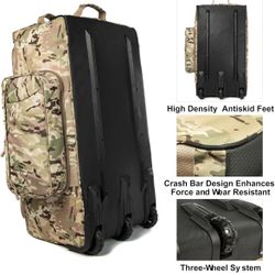 Camouflage Mountain Land 120L Tactical Duffle Bag