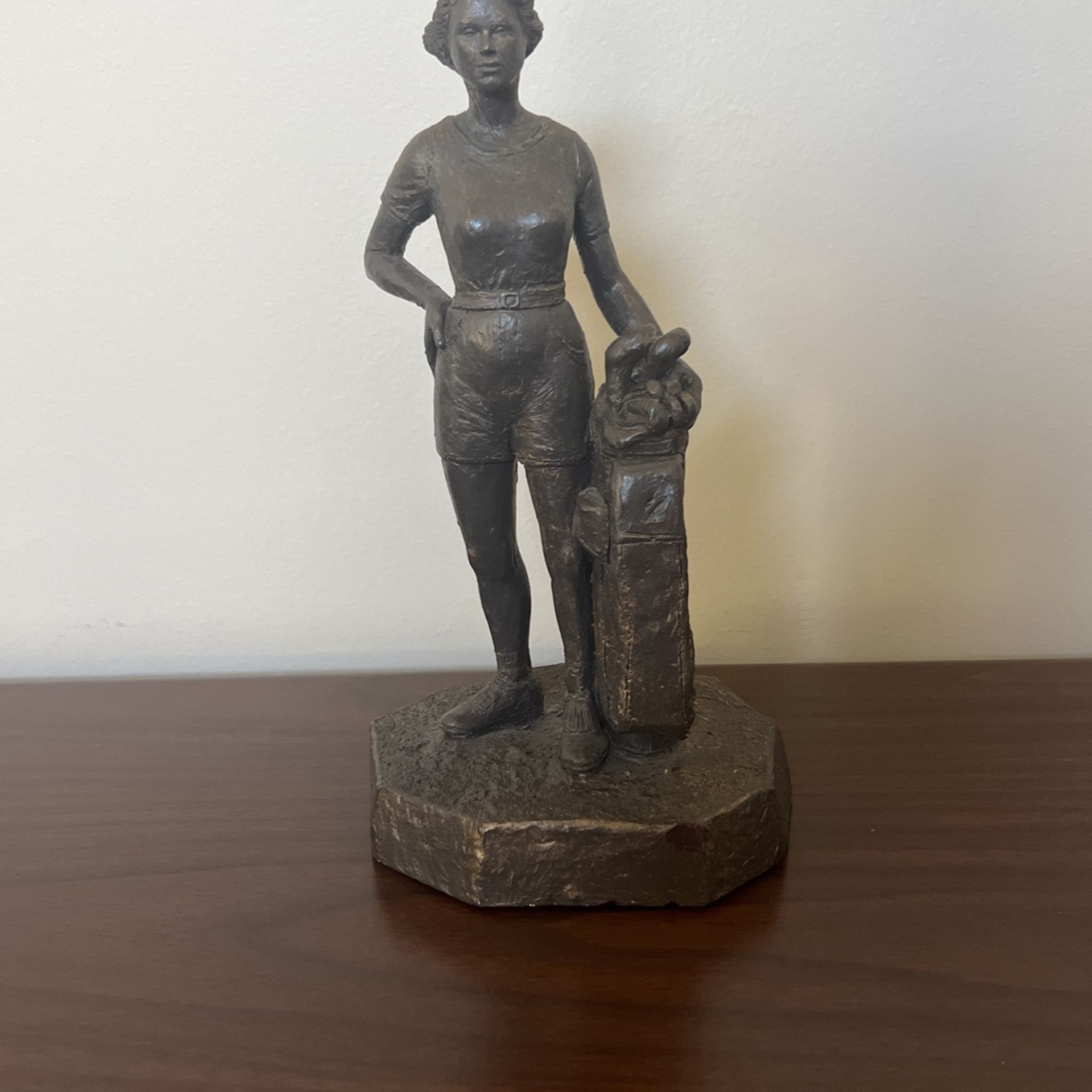 Michael Garman Female Golf Bronze Sculpture