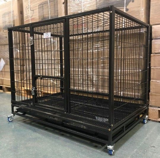 ⚡ New ⚡ LARGE Heavy Duty Kennels🐕🐩 Stackable 🔥‼️🐩🐕🐩🐕‼️🔥⚡