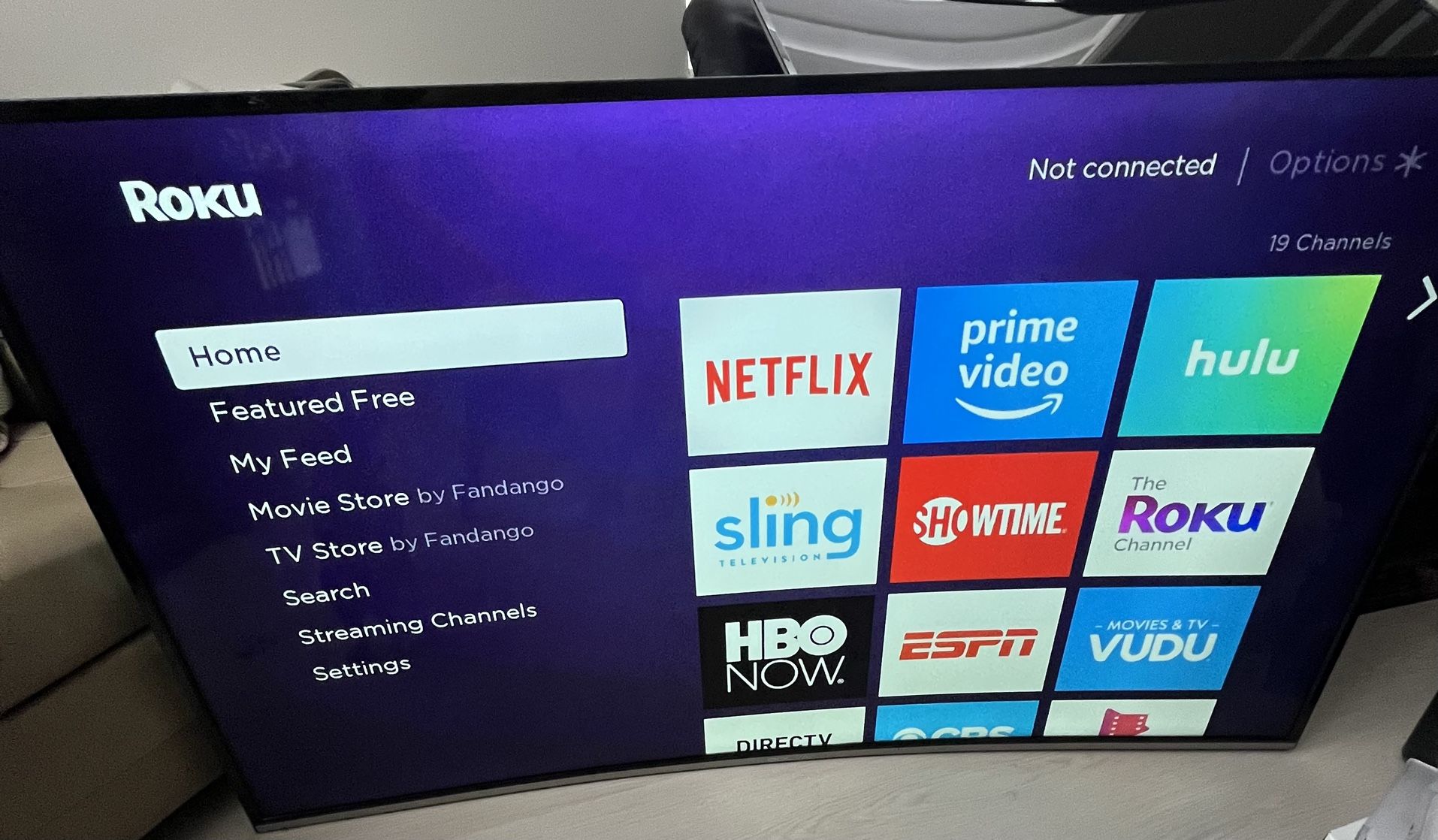 65 In Curved Tv