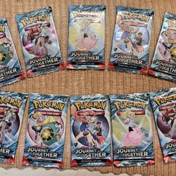 (10)Journey Together Pokemon Booster Packs