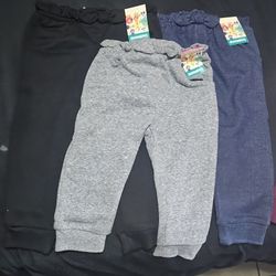 3 Toddler Joggers 2 Size 24m And One 18m