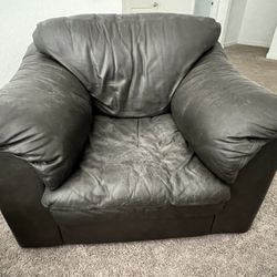 Single Seat Leather Couch