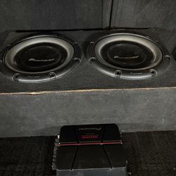 Pioneer dual subs and amp