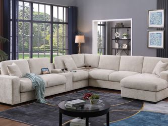 Closeout Deal! Brand New Chenille Luxury Sectional