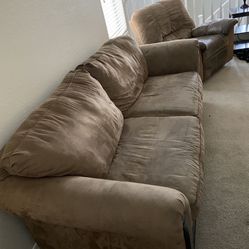 Leather Couch. Free Delivery. Open To Offers