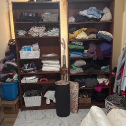 Two Large Bookshelves