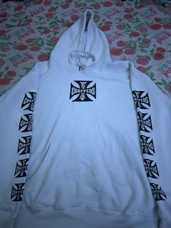 West Coast Choppers White Pullover Hoodie