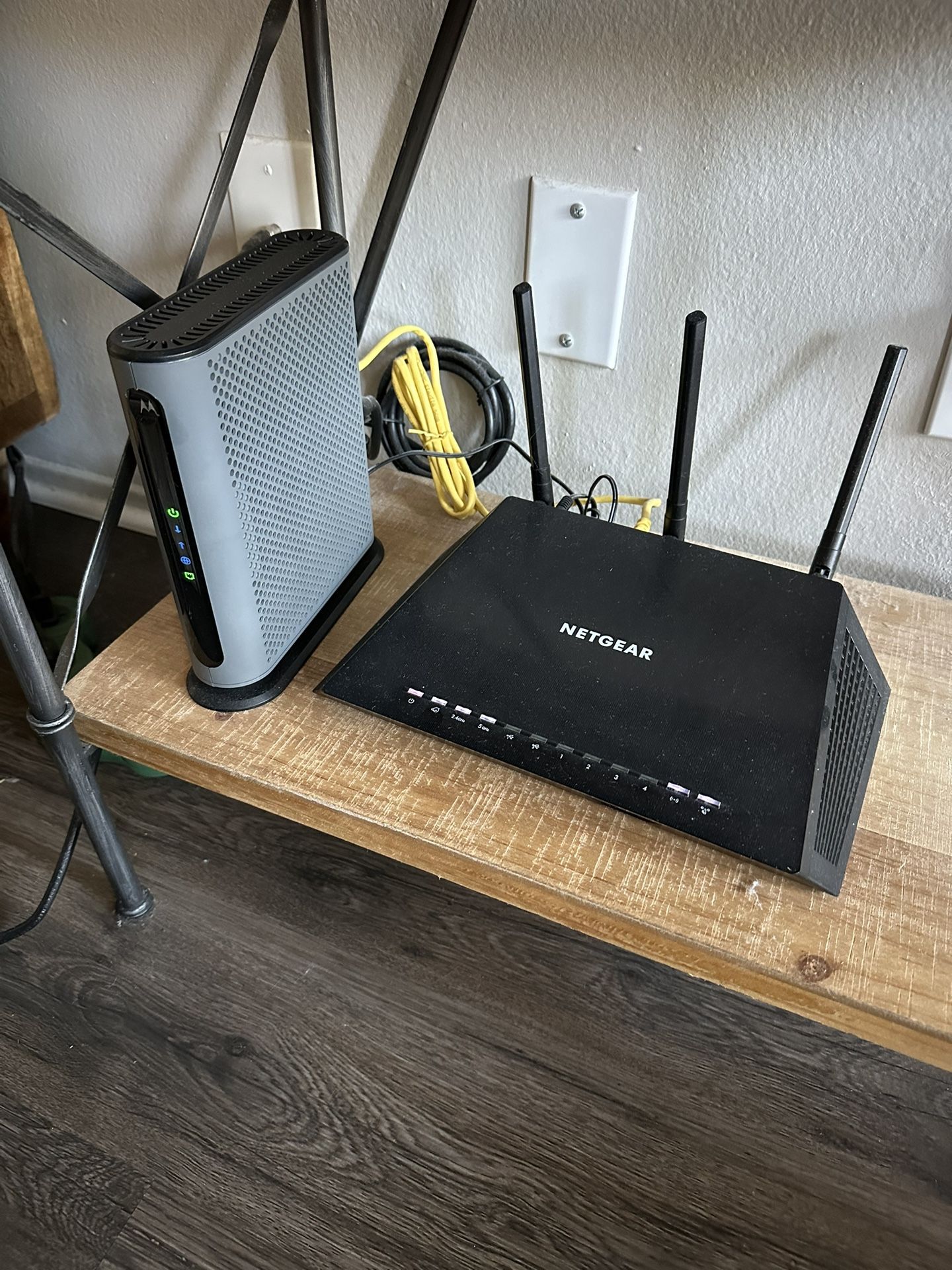 Motorola Modem & Netgear Router