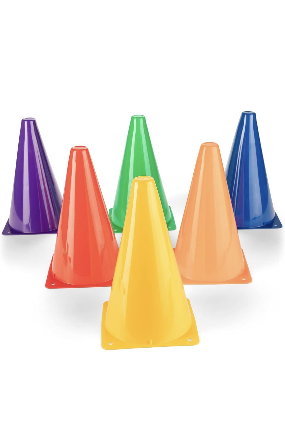 Champion Sports Hi Visibility Fluorescent Poly Cone