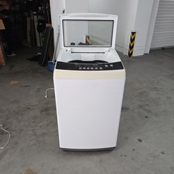 BLACK+DECKER Small Portable Washer, Washing Machine for Household Use, Portable Washer 2.0 Cu. Ft. with 6 Cycles, Transparent Lid & LED Display