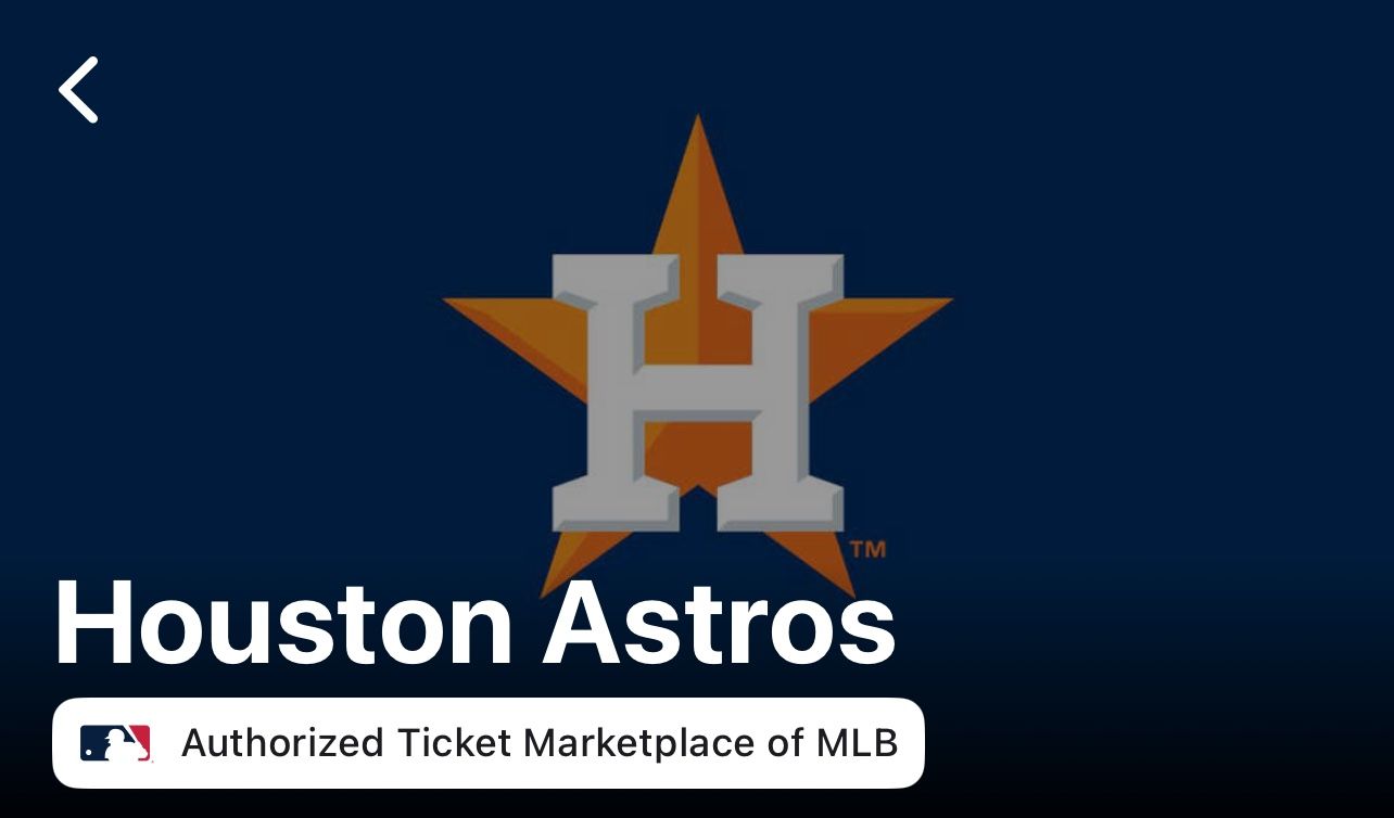 Astros Tickets For 04/19