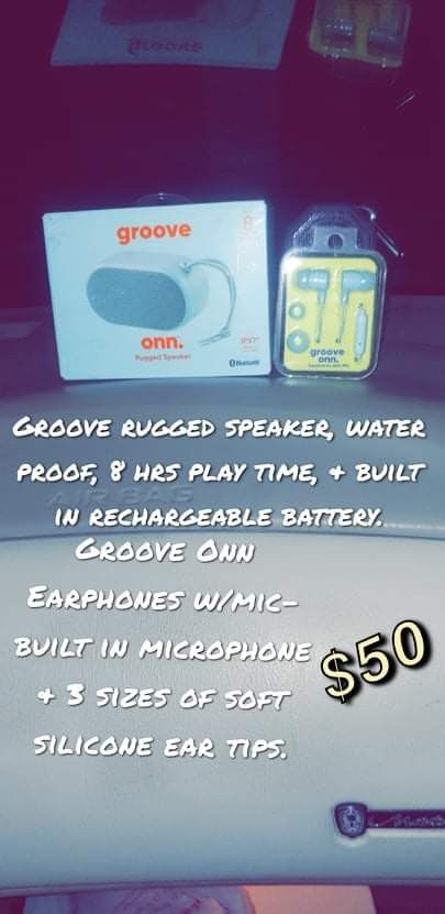 Groove Onn Speaker And Headphones 