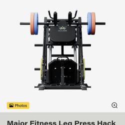 Major Fitness Leg SQUAT/Hack machine