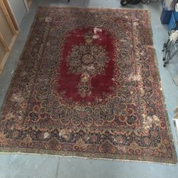 Huge Antique Kerman Rug 11x15'