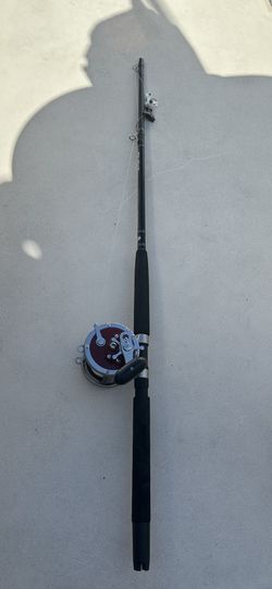Kite fishing Reel and rod Set Up with Aftco Clips $125.00