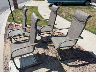 4 Patio Chairs for table FREE