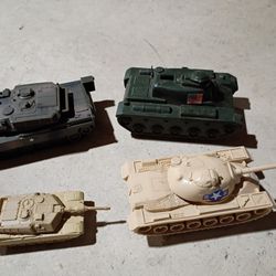 Vintage Toy Army Tanks