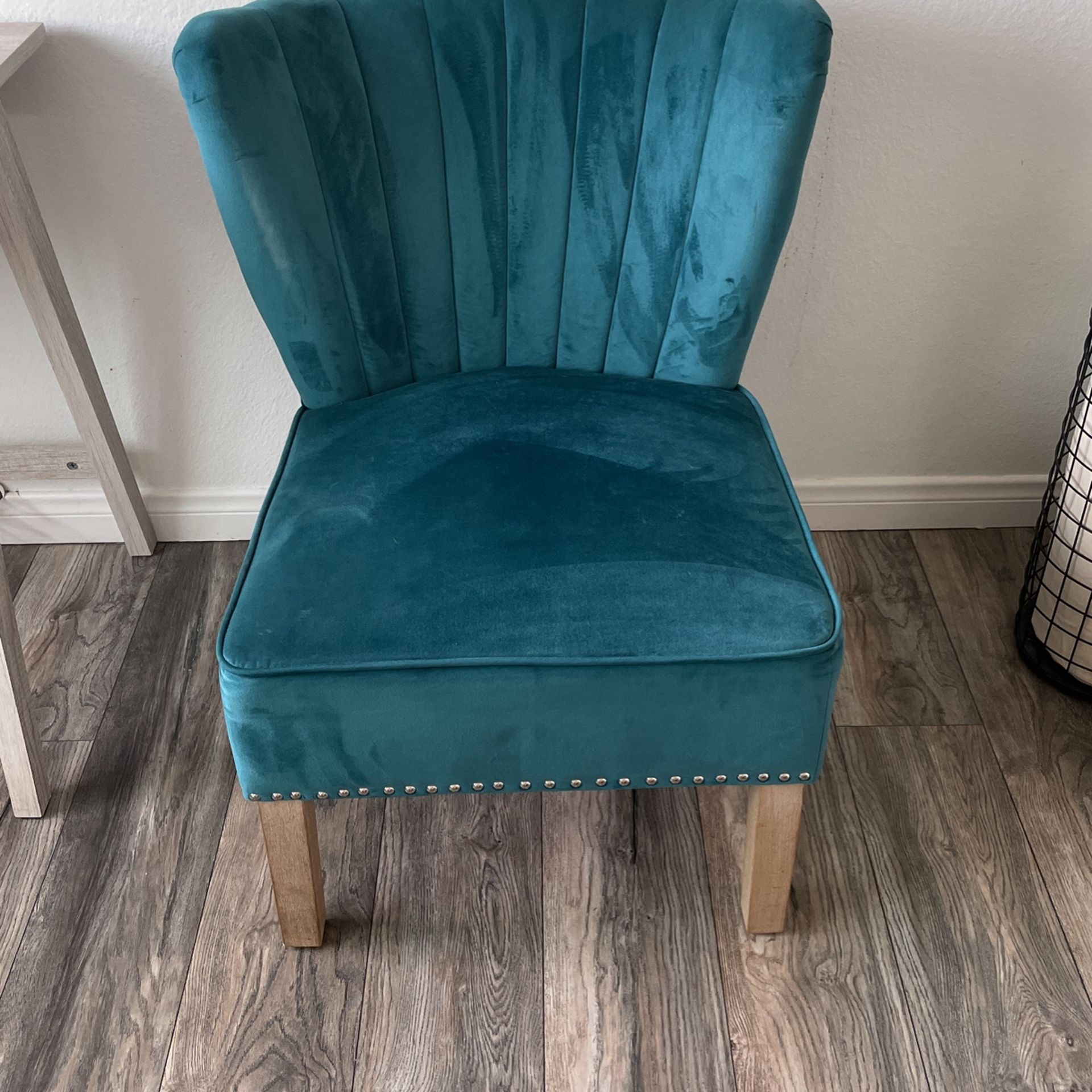 Blue Velvet Chair