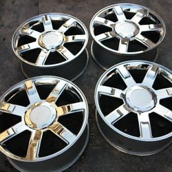 Escalade Chrome Rims 22x9 Set Of 4