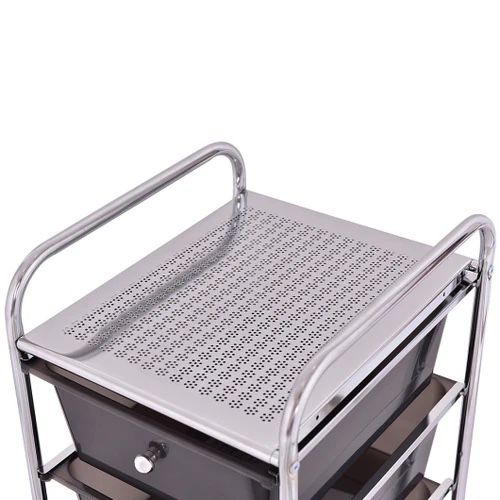 4 Drawers Metal Rolling Storage Cart (New In Box)🤩👈🏻👈🏻💥✨✨
