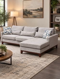 •Free Delivery• Two Piece Sectional Couch