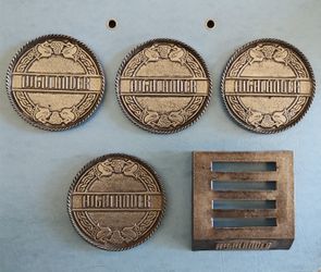 Highlander Double Dragon Coaster Set #343