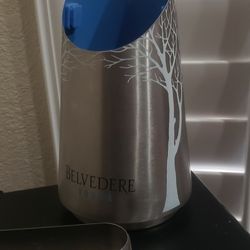 Belvedere Vodka Stainless Steel Bottle Holder, Ice Bucket & Tong Set Brand NEW Authentic 