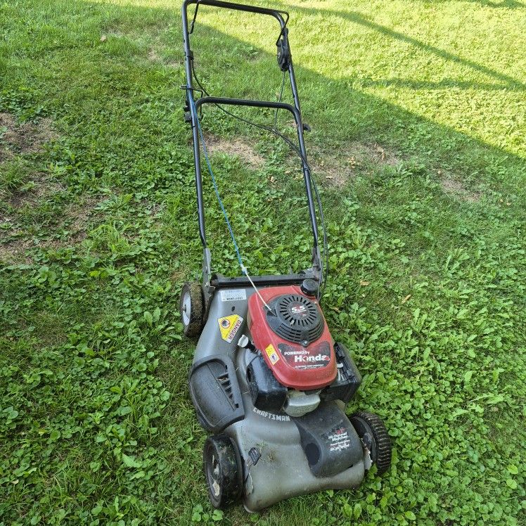 Craftsman Lawn Mower With Honda Enginenull
