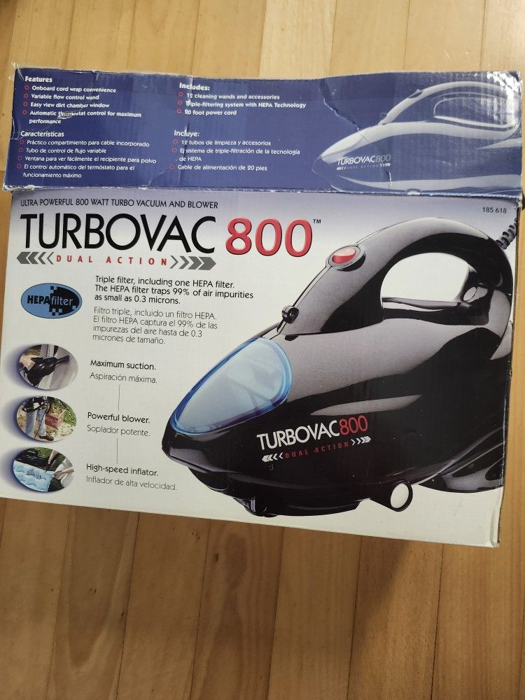 Bagless VACUUM and BLOWER -TURBOVAC