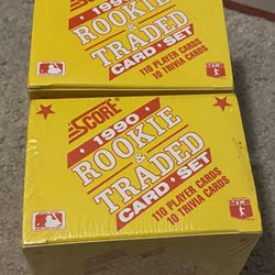 MLB Score 1990 Rookie and Traded Set Factory Sealed