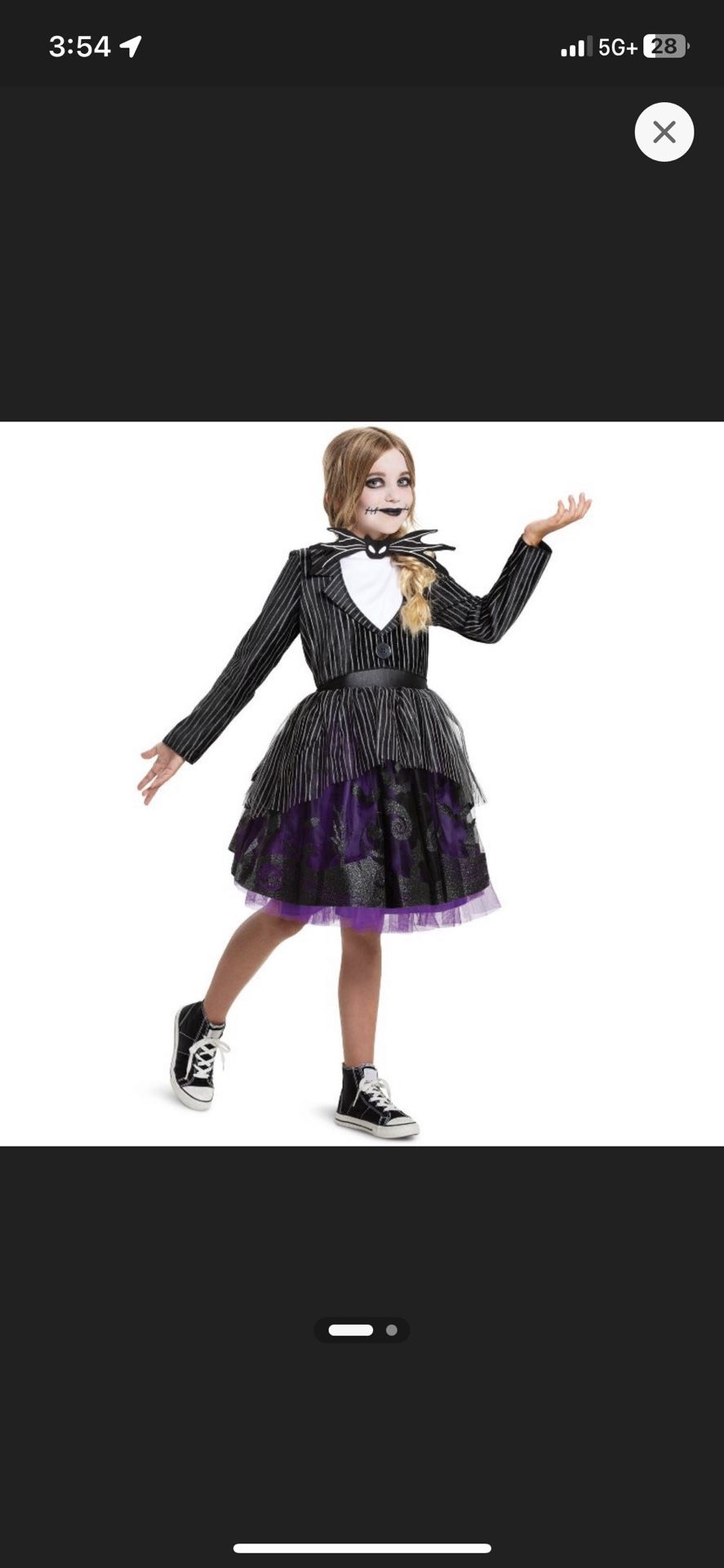 Jack Skellington Costume (Girl) 