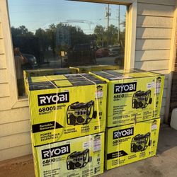 Ryobi 8500 W Generators!