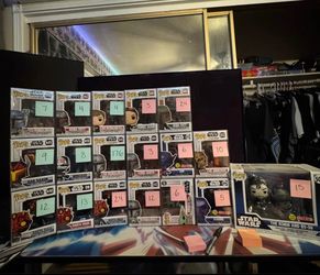Star Wars Funko pops