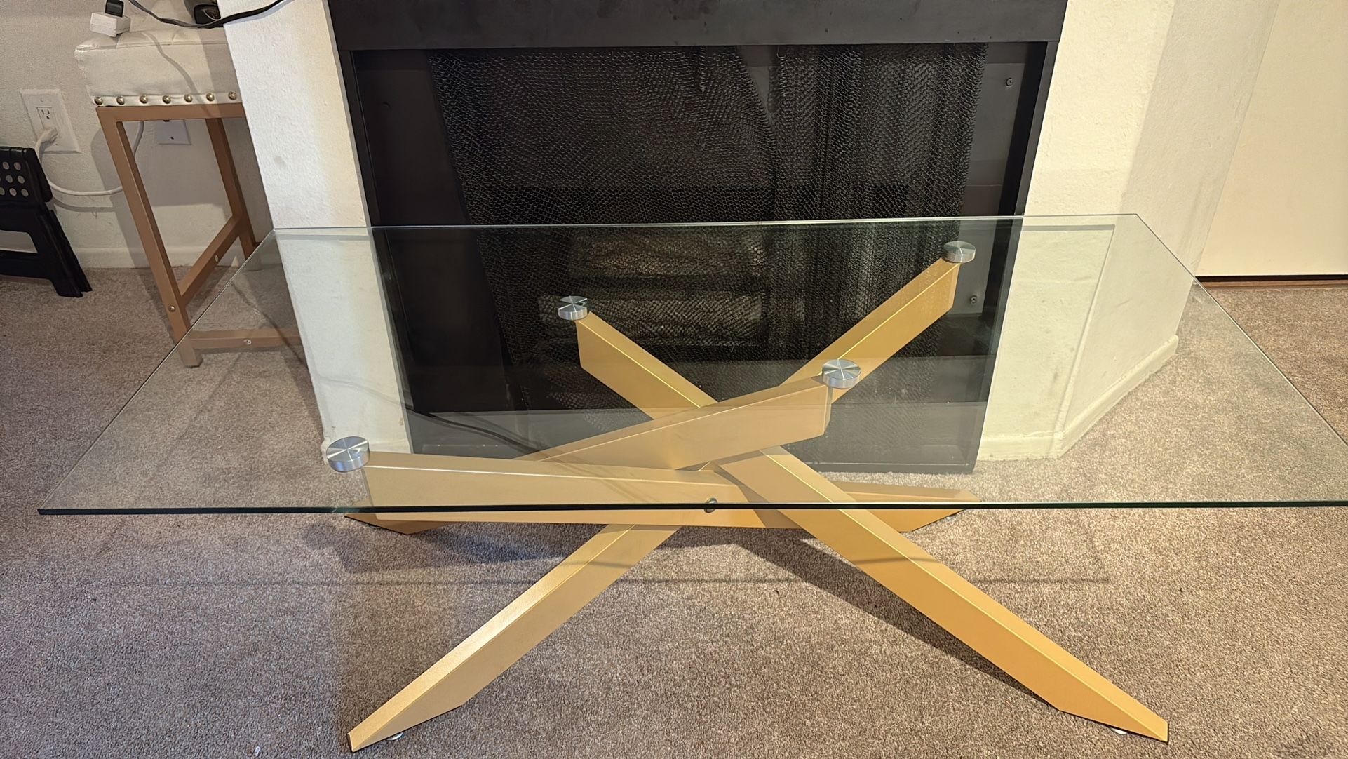 glass table for living room