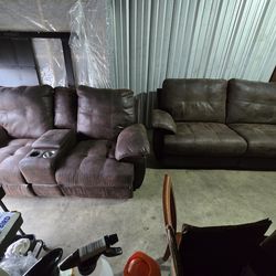 Free Delivery! Leather sofa set