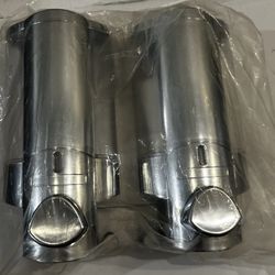 Aviva Chrome Double Soap and Gel Dispenser Brand New Without A Box