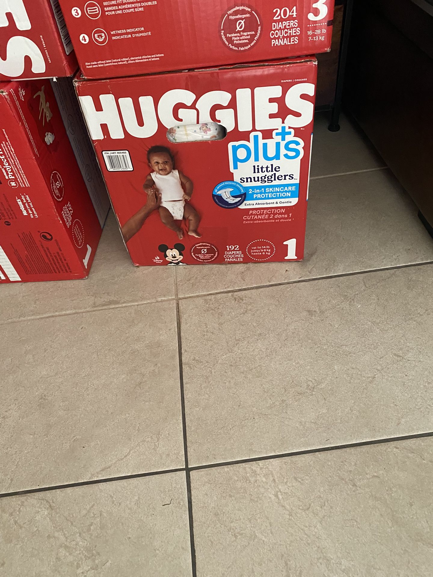Size 1 Huggies Diapers