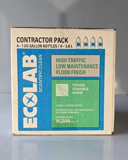 Ecolab High Traffic Floor Finish Contractor Pack