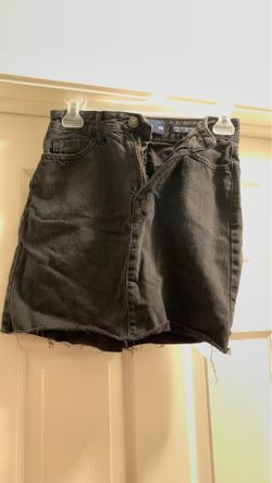 Juniors Hollister black Jean skirt