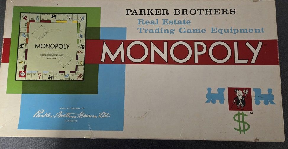 Monopoly Game Box Parker Brothers