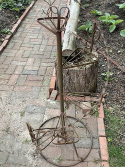 Antique plant stand