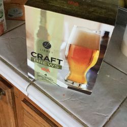 Libbey Craft IPA Beer Glasses (New)4 Pack
