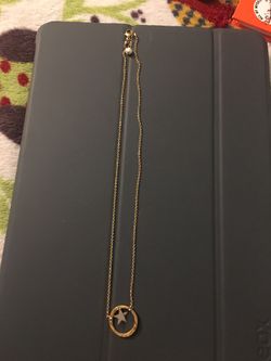 Silver gold plated necklace